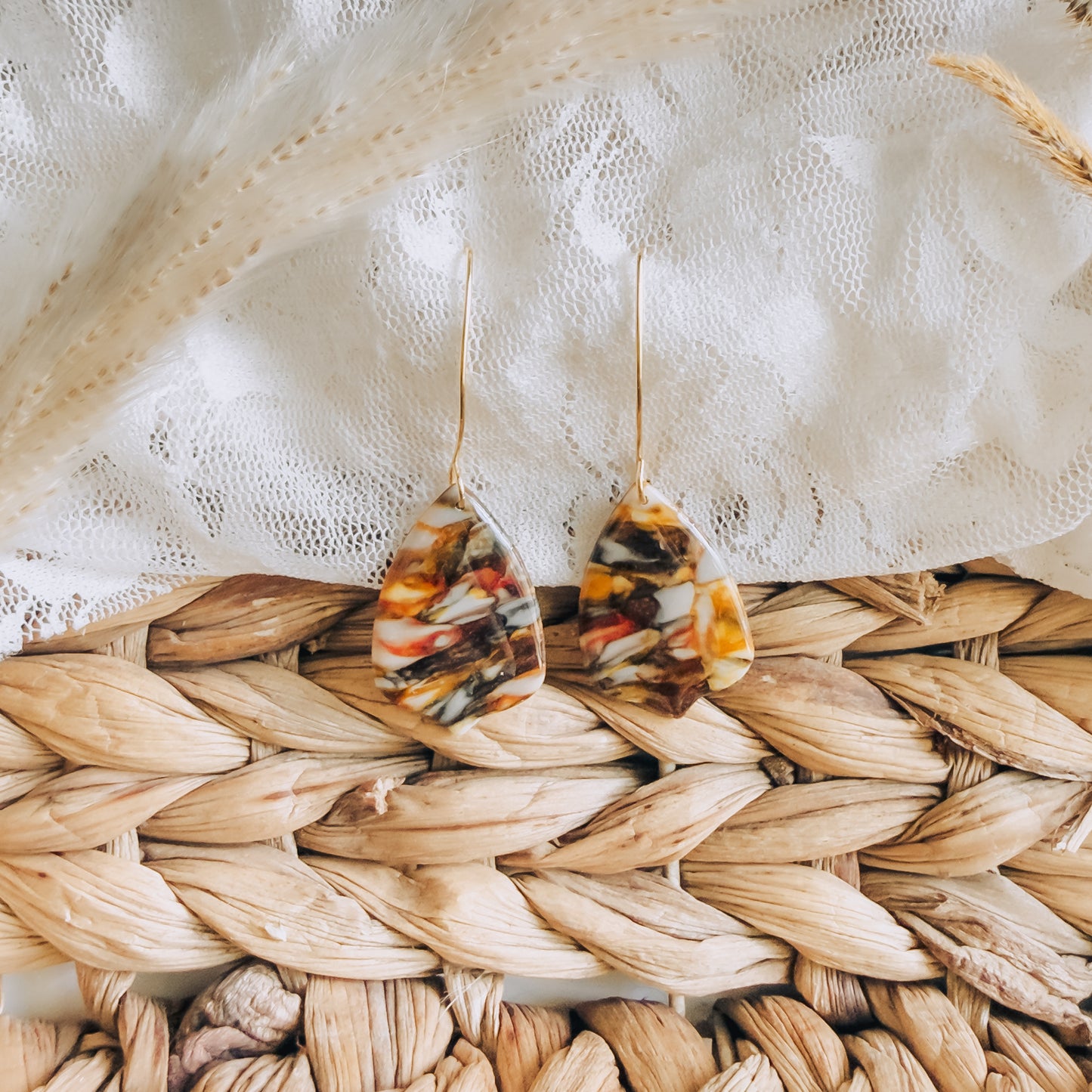 Jasper Mavis Dangle Earrings