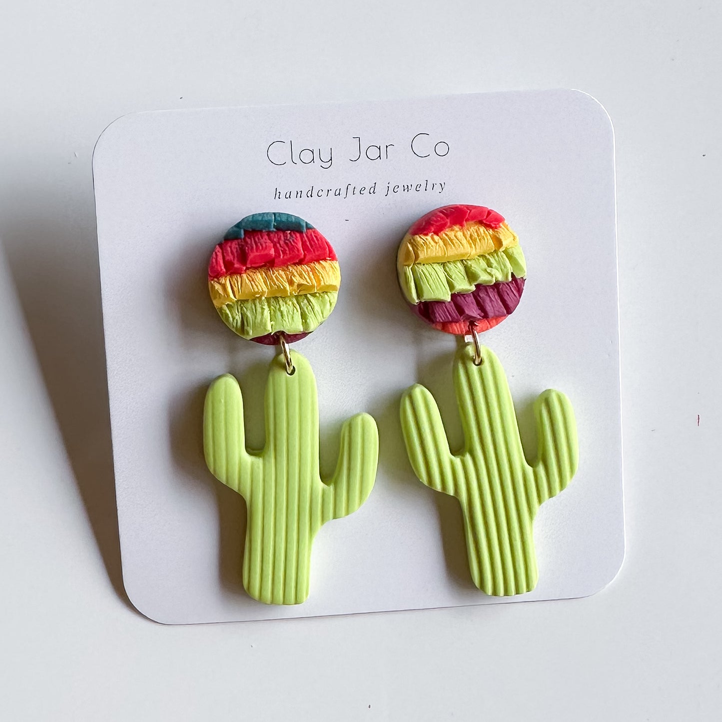 Fiesta Cactus Dangle Earrings