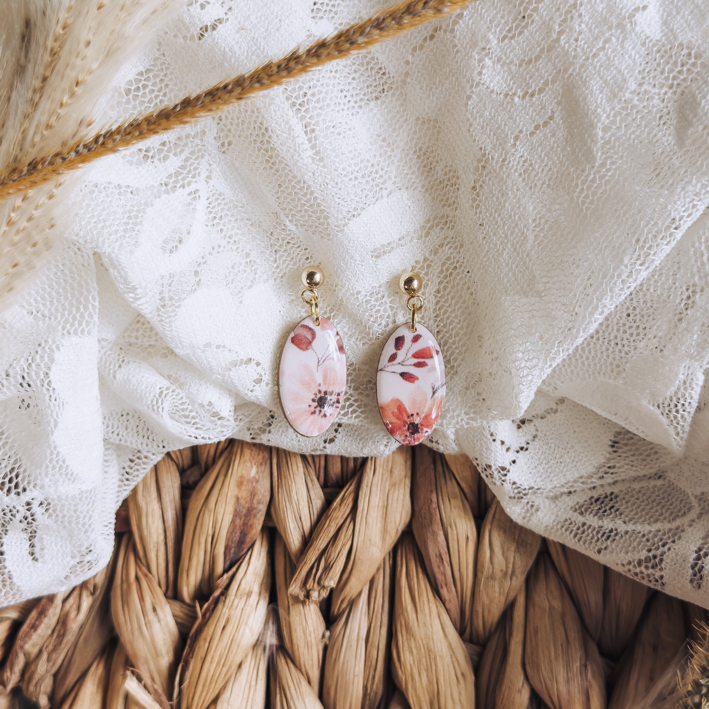 Fall Floral Lori Dangle Earrings