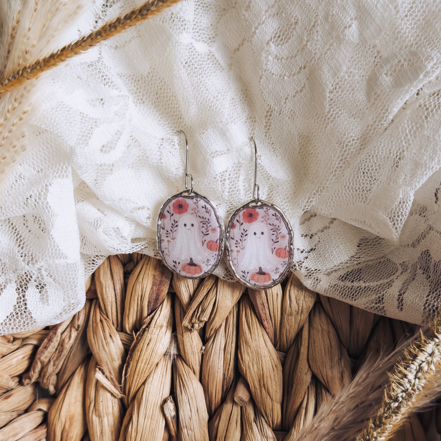 Fall Ghoulie Dangle Earrings