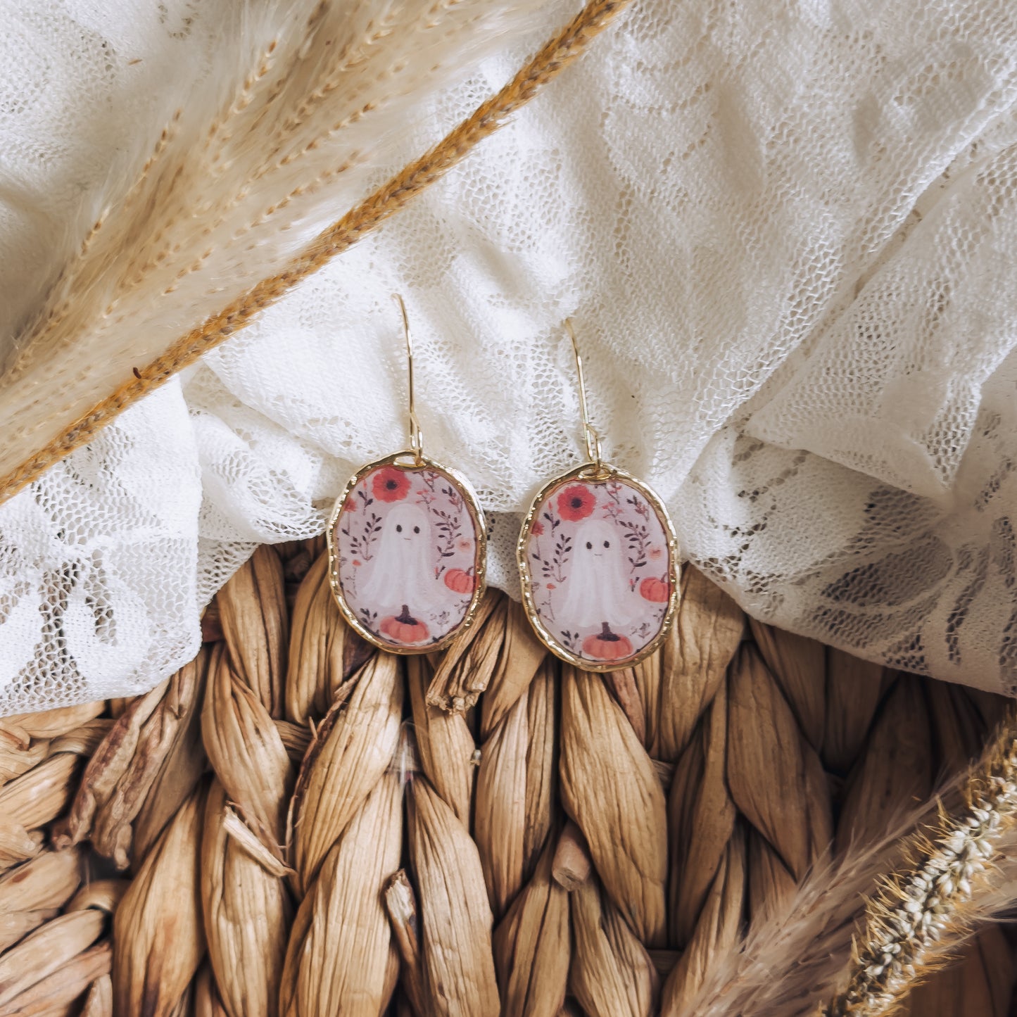 Fall Ghoulie Dangle Earrings