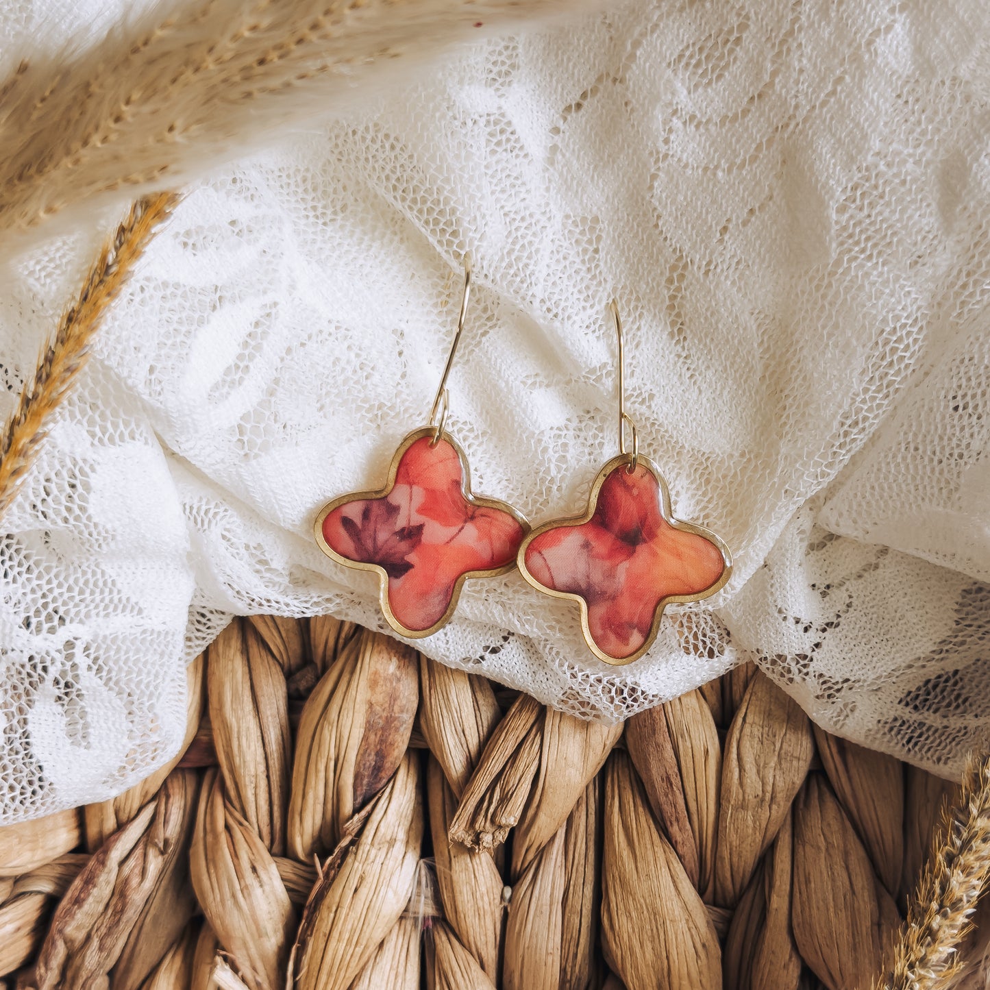 Fall Leaves Audrey Dangle Earrings