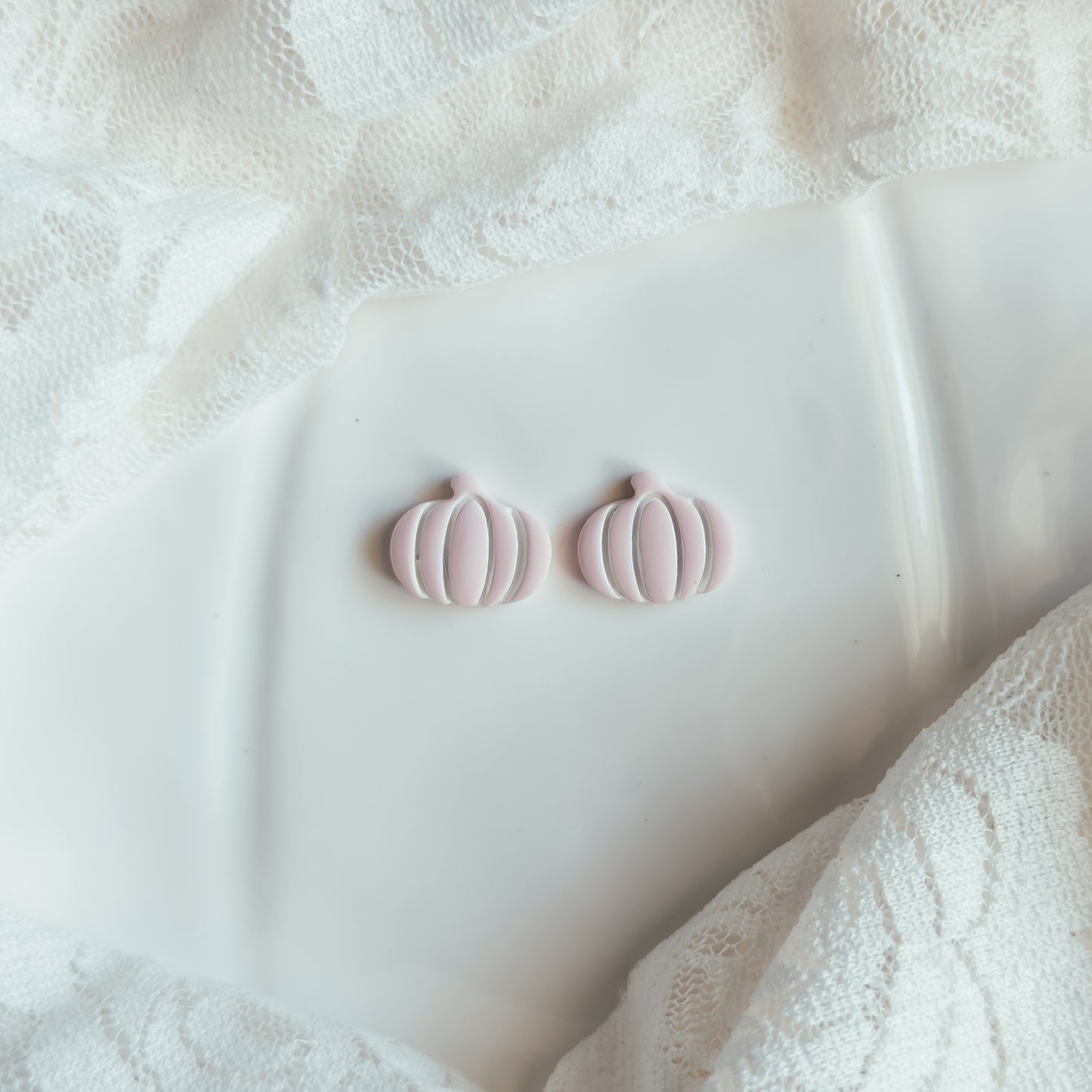 Dreamy Fall Pumpkin Stud  Earrings