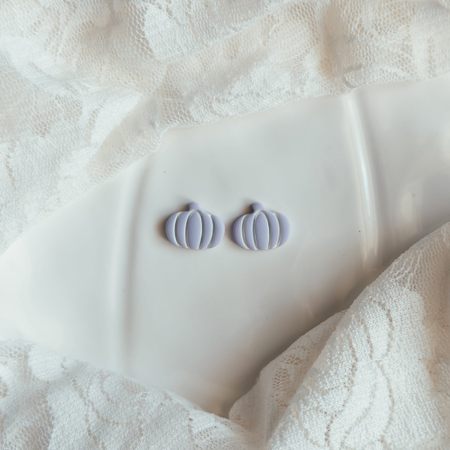 Dreamy Fall Pumpkin Stud  Earrings