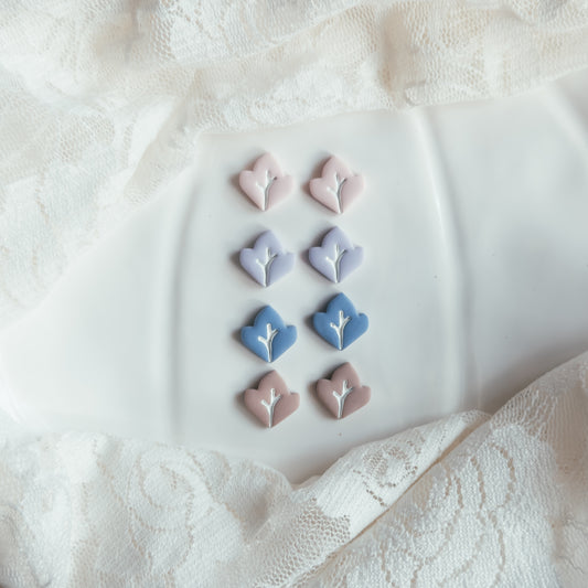 Dreamy Fall Leaf Stud Earrings