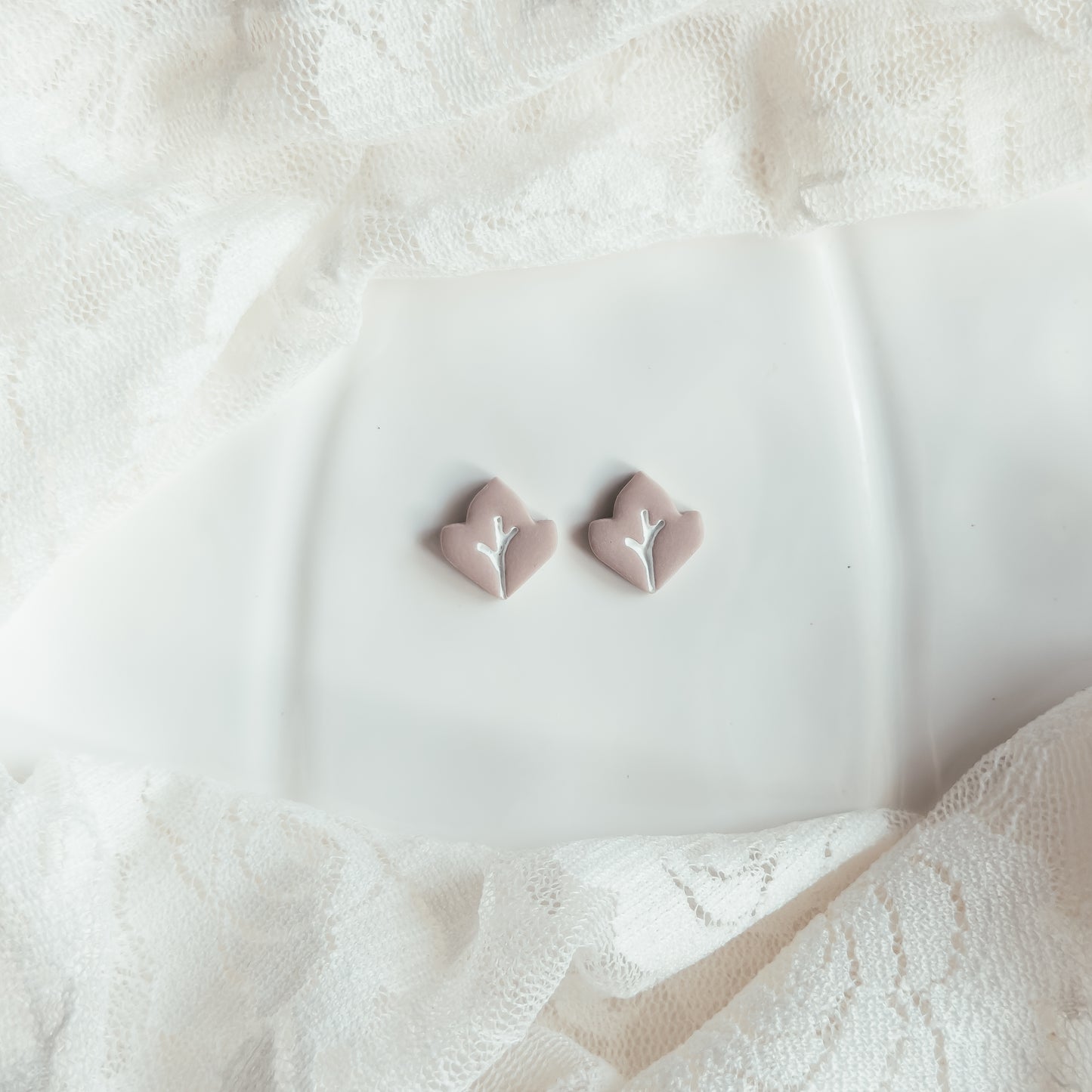 Dreamy Fall Leaf Stud Earrings