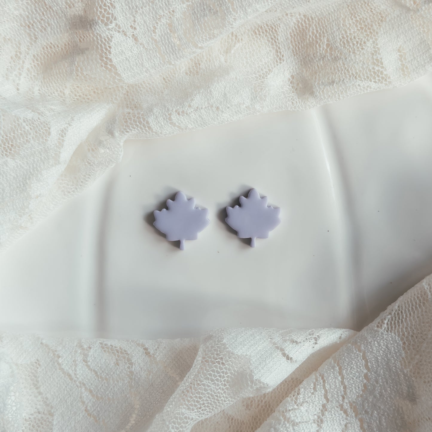 Dreamy Fall Maple Stud  Earrings