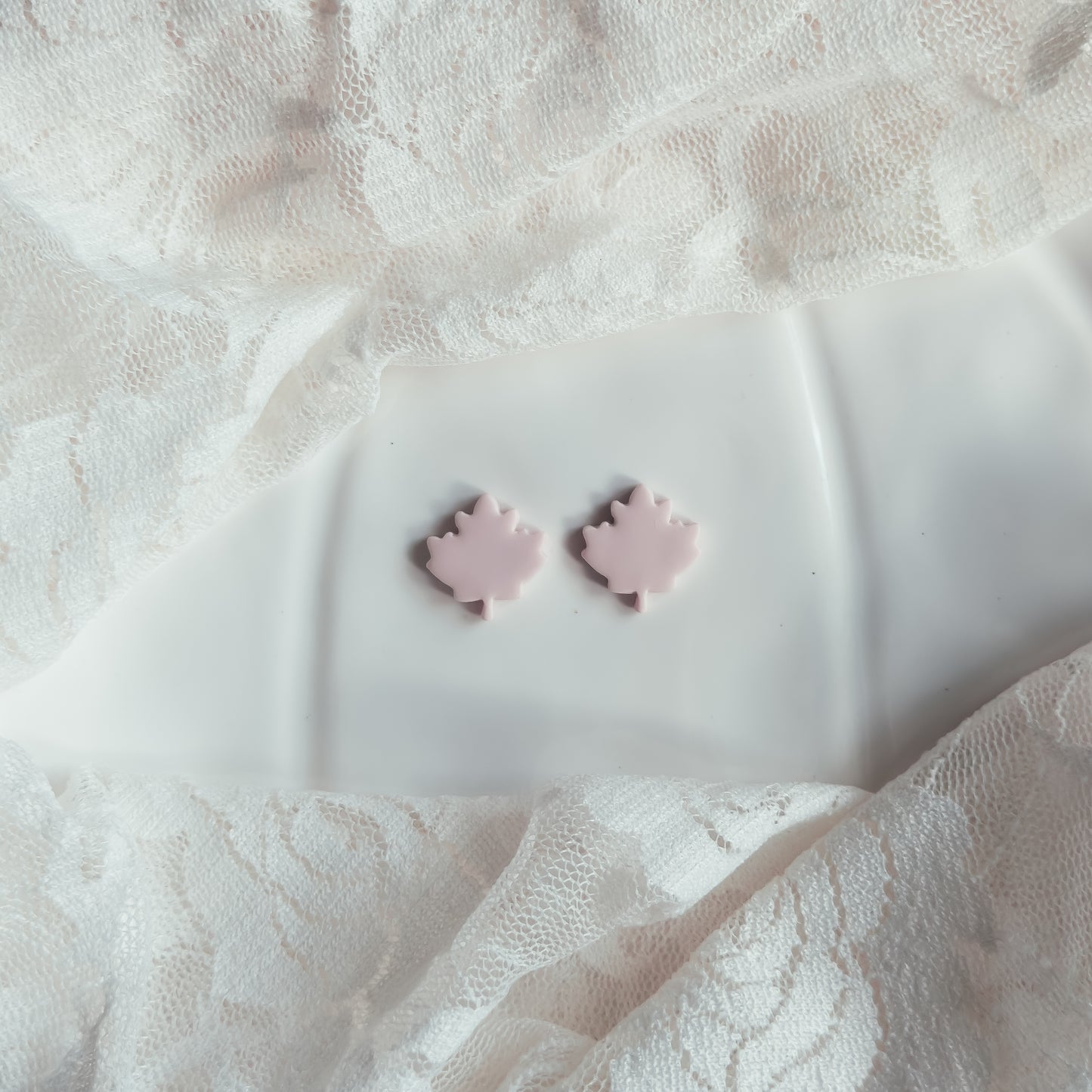 Dreamy Fall Maple Stud  Earrings